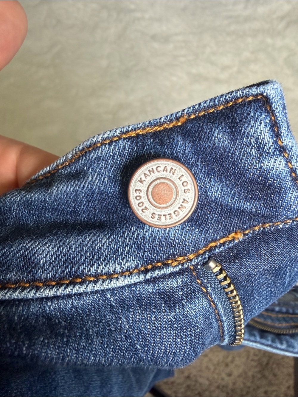 KanCan Dark Blue Distressed High-Rise Skinny Jeans - Picture 4 of 8